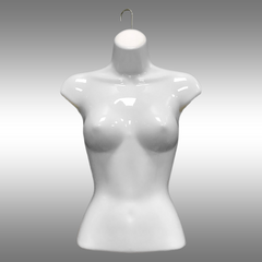 Bayan Kancalı Enjeksiyon Yarım Büst Mankeni