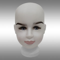 Çocuk Makyajlı Büst Kafa Mankeni