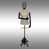 Erkek Ayaklı, Tel Kafalı ve Kollu Plastik Terzi Manken