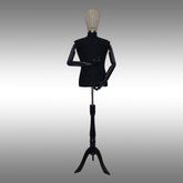 Erkek Ayaklı, Tel Kafalı ve Ahşap Kollu Plastik Terzi Manken