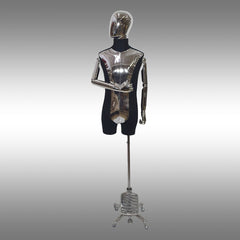 Erkek Ayaklı, Kafalı, Aynalı, Ahşap Kollu ve Paçalı Plastik Terzi Manken