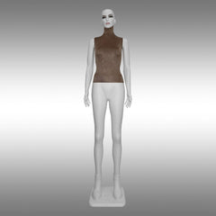 Bayan Tablalı ve Süet Kumaşlı Boy Mankeni