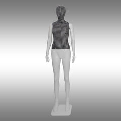 Bayan Tablalı ve Süet Kumaşlı Boy Mankeni