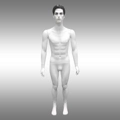 Erkek Makyajlı ve Saçlı Model Boy Mankeni