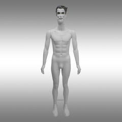 Erkek Makyajlı ve Sakallı Model Boy Mankeni