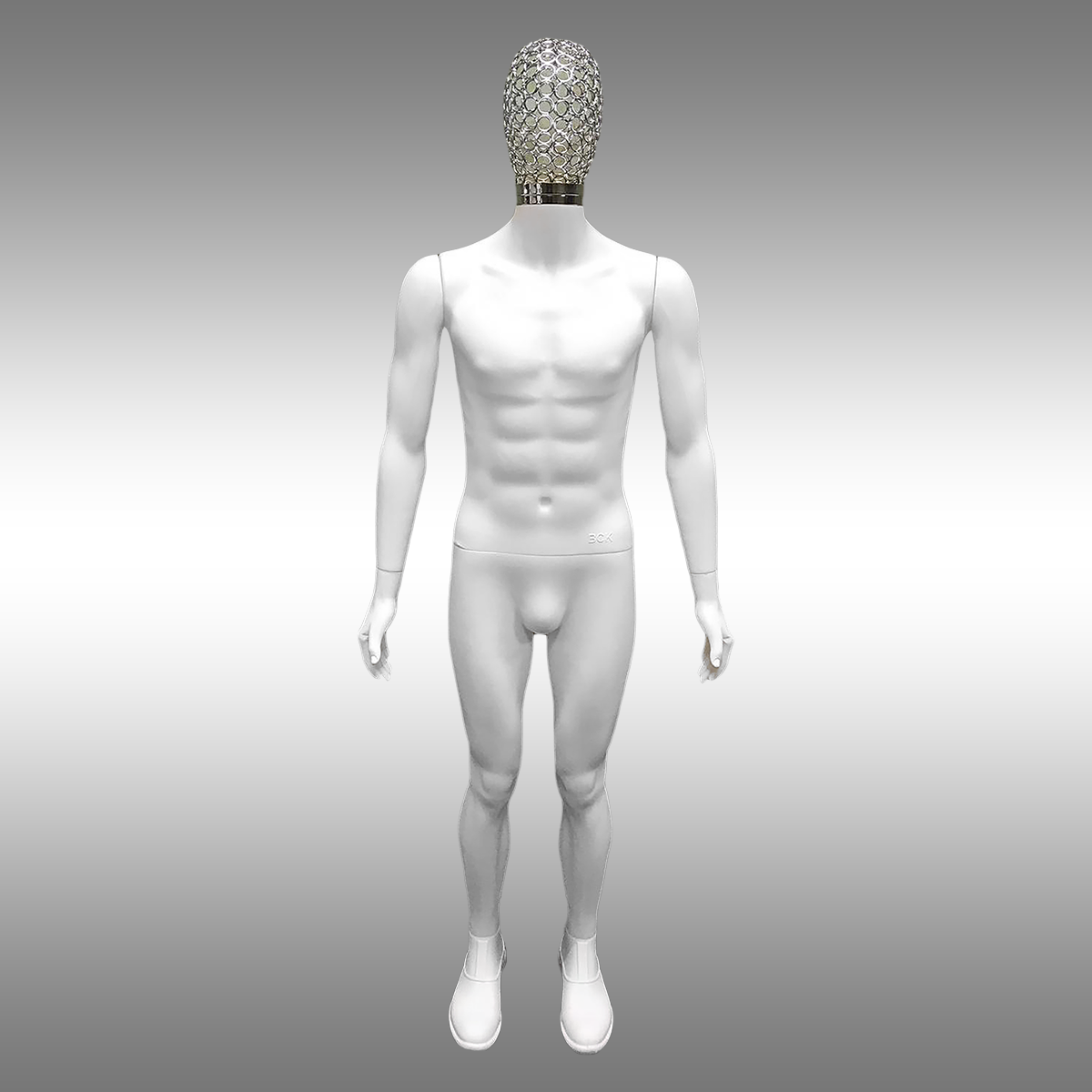 Erkek Tablalı ve Tel Kafalı Boy Mankeni