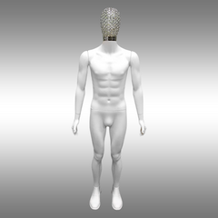 Erkek Tablalı ve Tel Kafalı Boy Mankeni