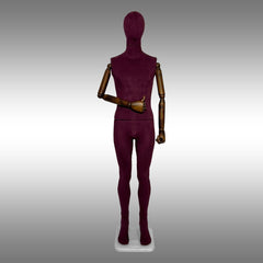 Erkek Tablalı, Süet Kumaşlı ve Ahşap Kollu Boy Mankeni