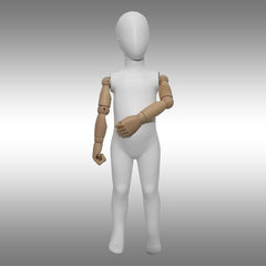 Suratsız ve Ahşap Kollu Bızlık Boy Mankeni