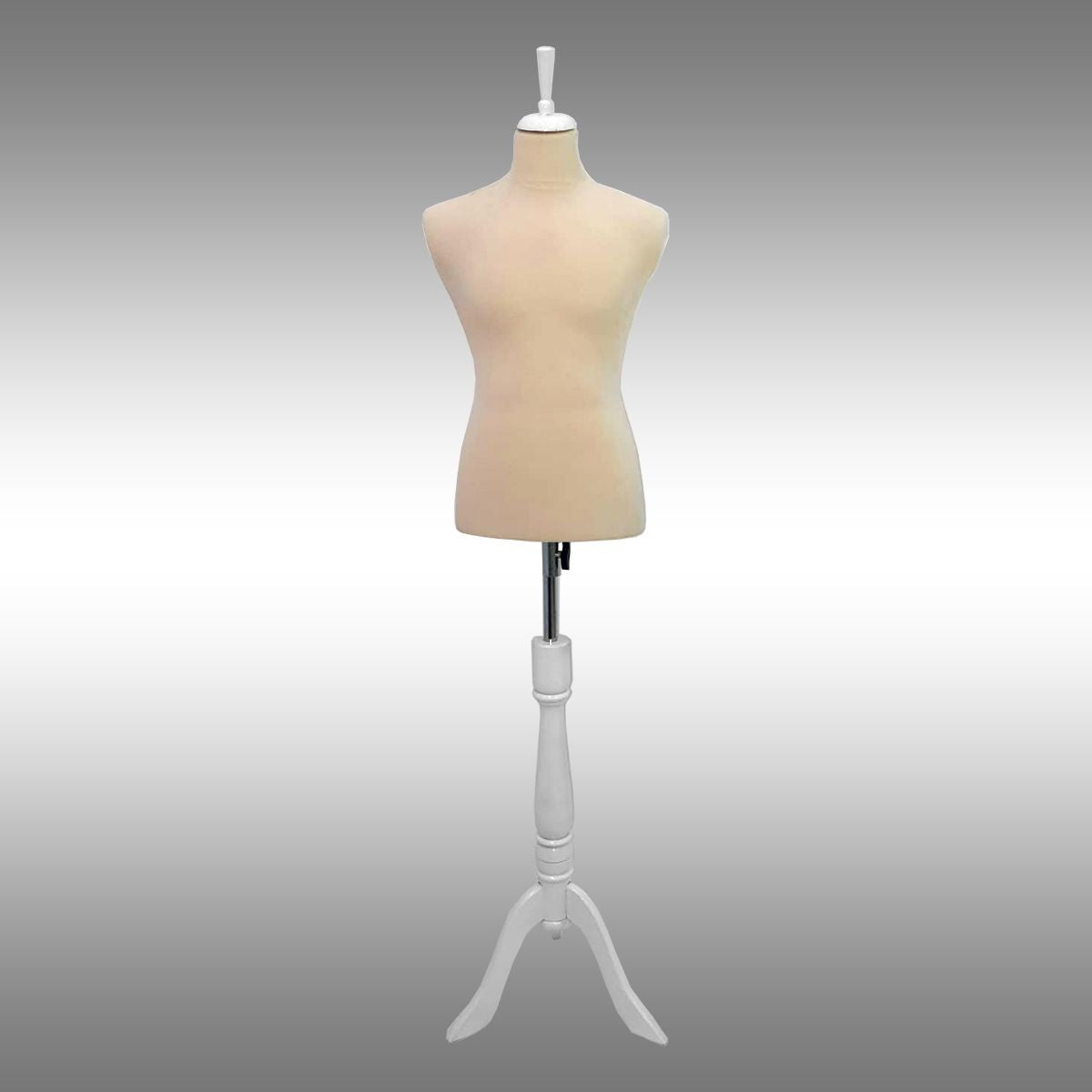 Erkek Ayaklı ve Kolsuz Plastik Terzi Manken