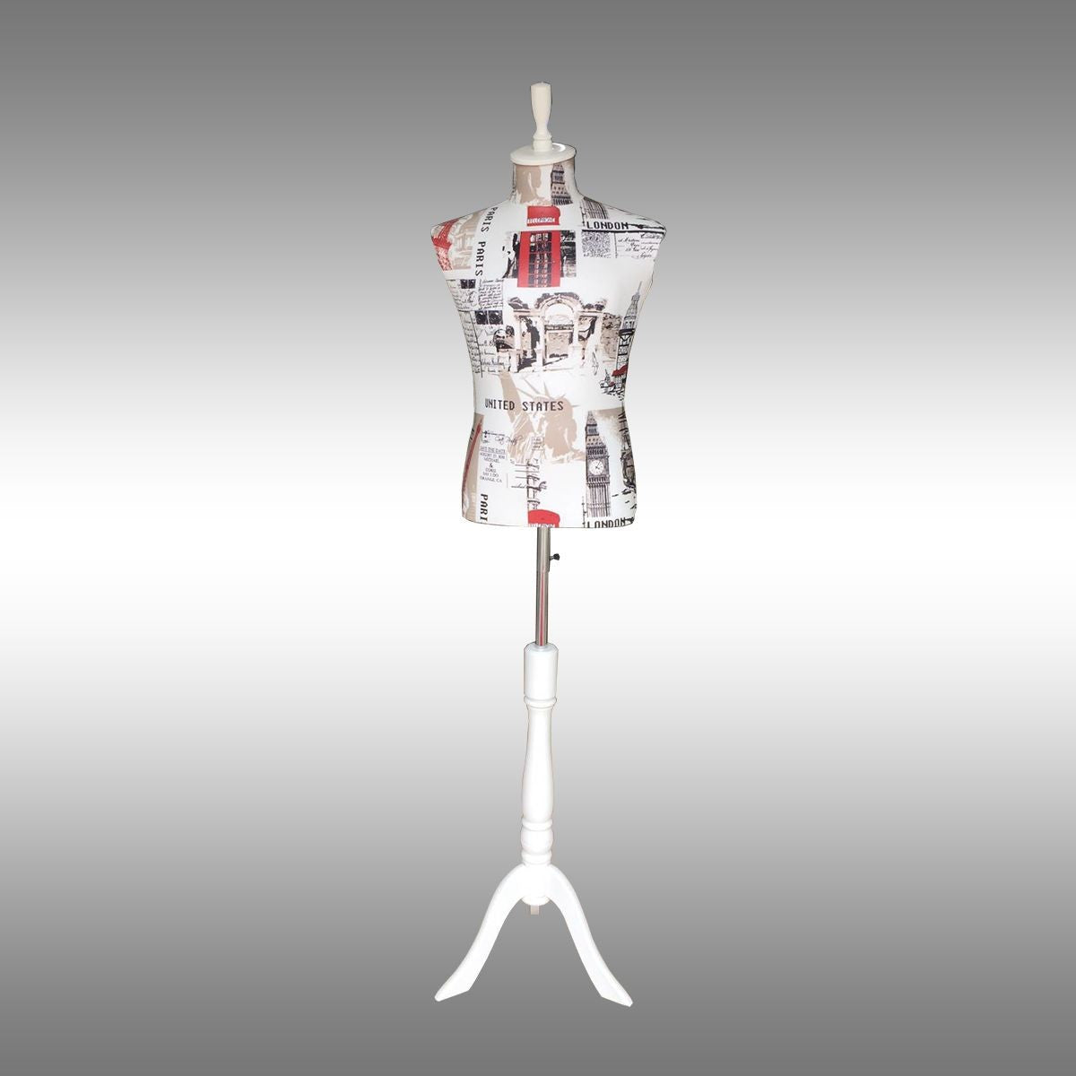 Erkek Ayaklı ve Kolsuz Plastik Terzi Manken