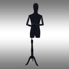 Erkek Ayaklı, Kafalı, Ahşap Kollu ve Paçalı Plastik Terzi Manken