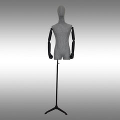 Erkek Ayaklı, Kafalı, Ahşap Kollu ve Paçalı Plastik Terzi Manken