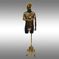 Erkek Ayaklı, Kafalı, Aynalı, Ahşap Kollu ve Paçalı Plastik Terzi Manken