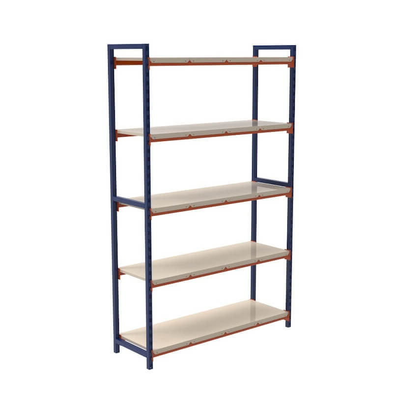 5 Katlı Tekil Hafif Yük Rafı, Depo Rafı