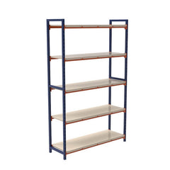 5 Katlı 3 Üniteli Bitişik Hafif Yük Rafı, Depo Rafı