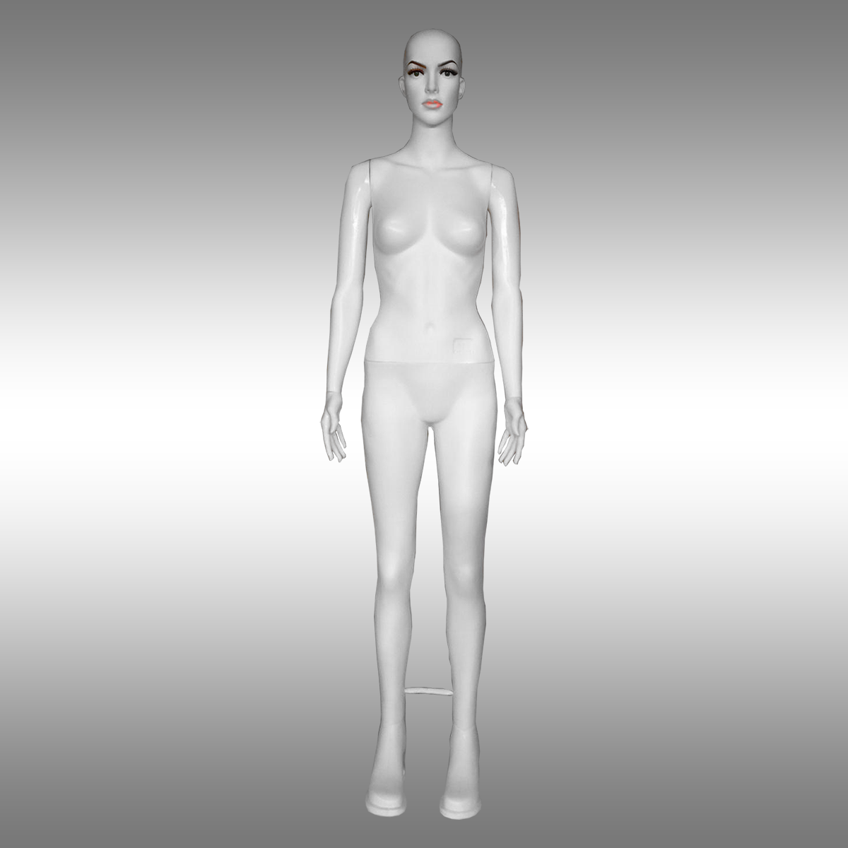 Bayan Makyajlı ve Rostasyon Kafalı Boy Mankeni