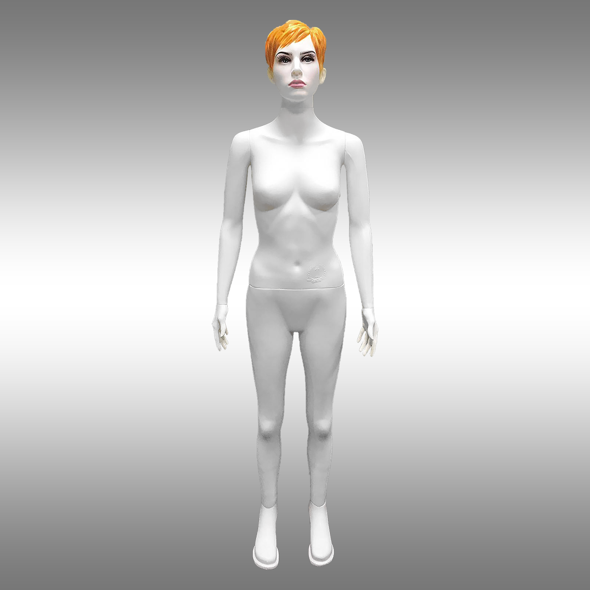 Bayan Makyajlı, Saçlı ve Tokalı Boy Mankeni