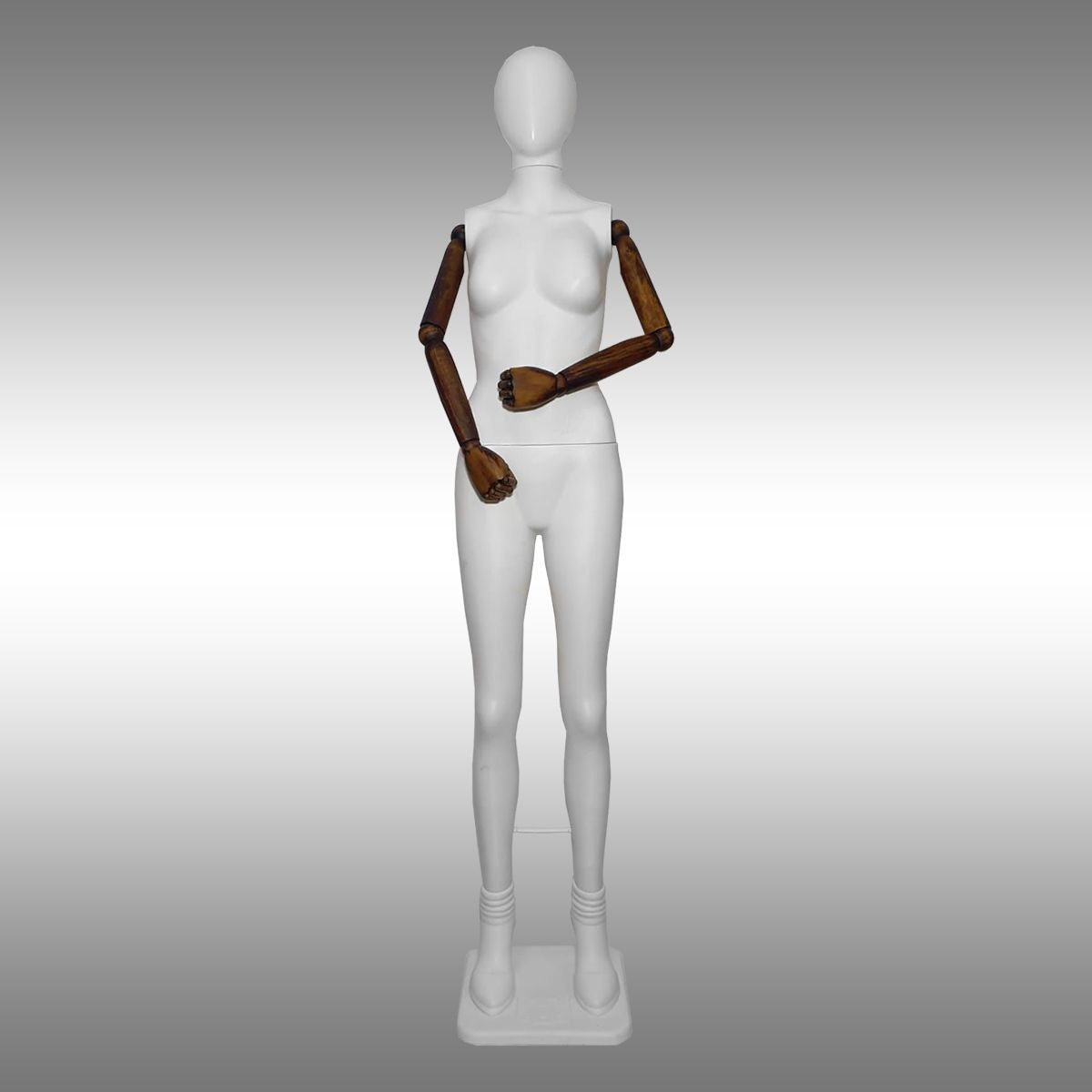 Bayan Tablalı, Ahşap Kol ve Suratsız Model Boy Mankeni