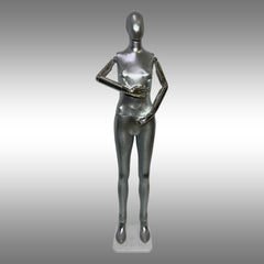 Bayan Tablalı ve Kollu Gold - Silver Boy Mankeni